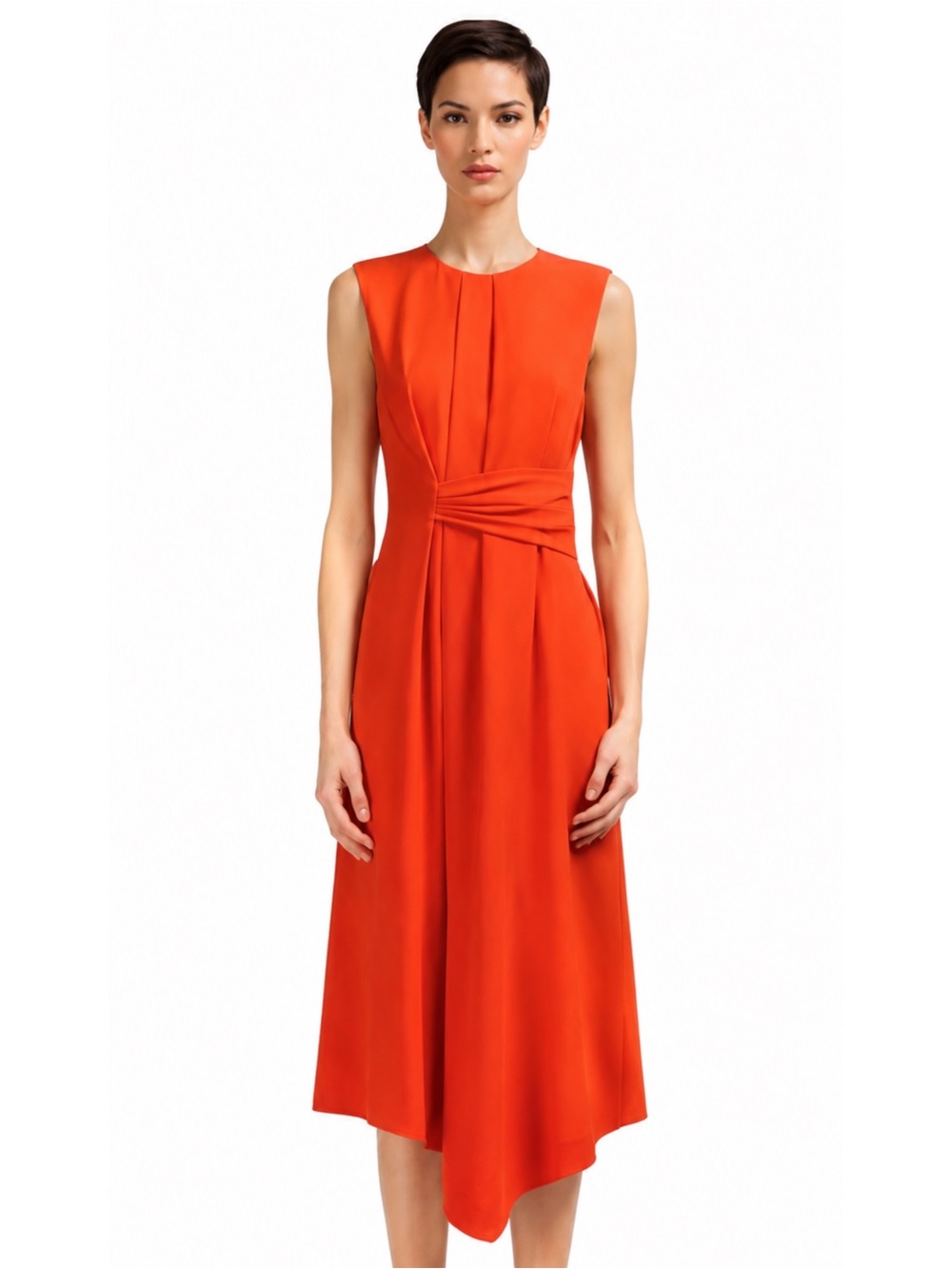 Whistles Marisa Draped Asymmetrical Dress